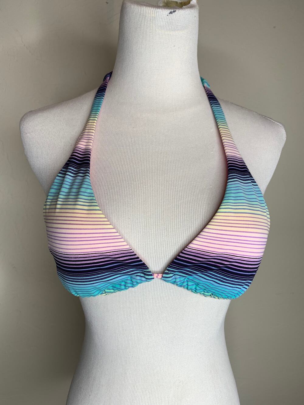 Victoria's Secret Triangle Swim Top Sz Small